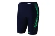 Speedo Boys Sports Logo Jammer - Navy/Fake Green