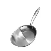 Bergner Argent 5CX 5-Ply Stainless Steel Fry Pan with Riveted Cast Handle 20 cm