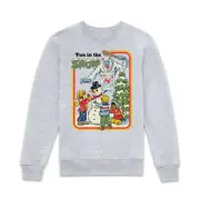 Steven Rhodes Fun In The Snow Sweatshirt - Grey