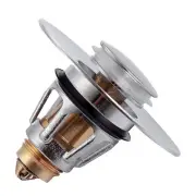 BASIN PLUG BOLT - STEEL EASY POP UP WASTE BATHROOM SINK PUSH BUTTON CLICK CLACK