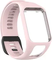 [ICRPSTU] Compatible with Tomtom Runner 2 3,Spark 3,Golfer 2,Adventurer - Silicone Replacement Strap Bracelet Wristband - GPS Smart Watch Accessories