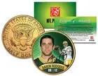 AARON RODGERS Green Bay Packers 24K GOLD JFK KENNEDY HALF DOLLAR COIN *Licensed*