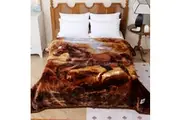Bedding King Super Soft 4kg 220 x 240 Mink Blanket - Wild Prairie Horse Blanket