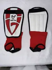 NEW High Five Sportswear ADULT MEDIUM Premium RED Soccer Shinguard
