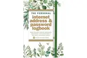 Peter Pauper Press The Personal Internet Address & Password Logbook Eucalyptus 341969
