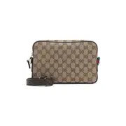 [Gucci] Gucci-Beige Polyester Shoulder Bag-Uomo OS OS
