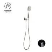 Nero Opal Brass Brushed Nickel/Brushed Gold On Bracket With Air Shower Hand Showers