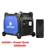 GENTRAX 6.6KW Inverter Generator + 5000mAh Power Bank