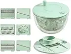 Plastic Salad Spinner,Salad Spinner Large,Vegetable Spin Chopper,Fruit Washing B
