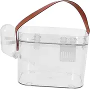 Totority Portable Small Animal Travel Cage for Hamsters Guinea Pigs and Sugar Gliders Lightweight Carrier with Ventilation Safe Materials and Easy Cleaning for and Home Use