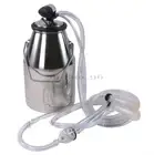 304 Stainless Steel Goat Sheep Milker New Bucket Barrel Milking Machine vc