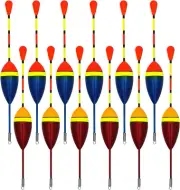 20PCS Fishing Floats Fishing Bobbers, Oval Foam Fishing Floats Slip Bobbers Fish