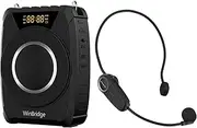 20W Wireless Bluetooth Voice Amplifier for Teachers Portable Waterproof Voice Amp Wireless Headset Microphone and Speaker Set Personal Mic for Classroom M801