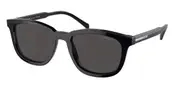 Prada PR A21SF Asian Fit 16K08Z Men's Sunglasses Black Size 55