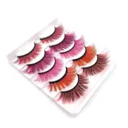 Nevenka 3D False Eyelashes Colored Thick Lashes for Performance Halloween-20