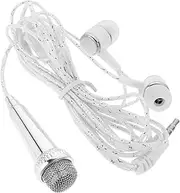 Milisten Professional Microphone Lightweight Wired Vocal Mic for Singing Compatible with Phones Tablets Computers Music Lovers Durable Design