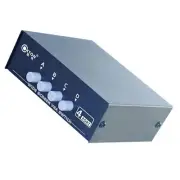 4 Ports VGA SVGA Monitor Sharing Manual Switch Box Out For LCD PC TV Monitor D
