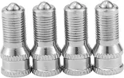 X AUTOHAUX 4pcs 22mm Tire Valve Extension Universal Nickel Plated 180 Degree Tyre Valve Stem Extender for Car Motorcycle RV Truck Bike