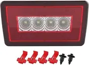 Gearwell Rear Fog Light Kit, LED Brake Lamp Reverse Indicator Compatible with Subaru WRX STI IMPREZA XV CROSSTREK, Car Tail Light Replacement (赤)