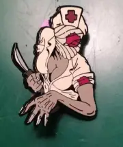 Zombie nurse Silent Hill big boobs scary magnet