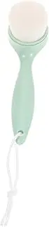 WOONEKY Face Wash Brush Soft Bristles Facial Scrubber Long Handle Facial Brush Skincare Accessories Daily Skincare Tool
