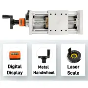 1605 Linear Rail Guide Slide Stage Table Actuator Ball Screw Motion W/ Handwheel