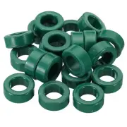 20Pcs Ferrite Toroid Core, Toroid Core 1"ODx0.6"IDx0.4"H Ferrite Rings, Green