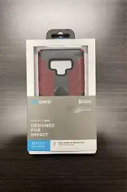 Speck Presidio Grip Galaxy Note 9 Black And Dark Poppy Red