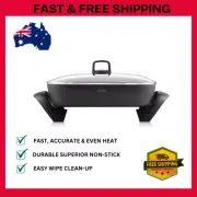 Sunbeam Electric Frypan 2400W – Extra Large DuraCeramic Non-Stick Cook (Black)