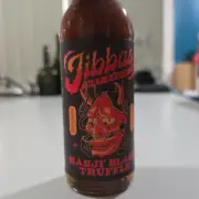 Jibba's Hot Sauce - Manjimup Manji Black Truffle 148ml W.A. EXP 04/2026