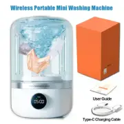Portable Cordless Mini Washing Machine for Travel and Home Laundry Needs