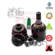 Front Axle Cv Joint Kit, Drive Shaft Suit NISSAN Pulsar 1.6 ALMERA I (N15)