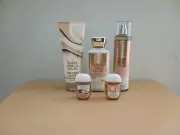 Bath & Body Works Warm Vanilla Sugar Mist Cream Lotion Hand Sanitizer Set