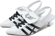[ラブハンター] 2206 Women's Mule Pumps, Pumps, Sandals, Lace-up, Sporty, 2.0 inches (5 cm) Heel, Pointed Toe,