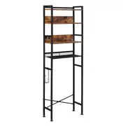 4 Tier Bathroom Shelf Rack Over Toilet Washing Machine Laundry Towel Organiser Shelves Space Saver Freestanding Unit Storage