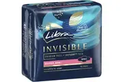 Libra Invisible Super Pads With Wings 12 Pack