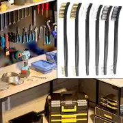 Premium Quality Wire Brush Set 6pcs Double Head Brushes for Rust Removal