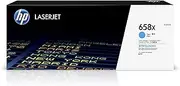 HP 658X High Yield Laserjet Toner Cartridge, Cyan