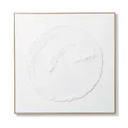 E Style Timeless Hand Painted Framed Home Decor Wall Art - 120 x 5 x 120 cm