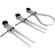 3 Pieces Spring Caliper Set - Inside Outside & Divider 8" inch / 200 mm - Tool