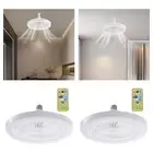 Ceiling Fan Light Ceiling Lighting E27 3 Speeds LED Lights Ceiling Fan with