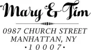 Personalized Save The Date Rubber Stamp Custom Self Inking Family Return Address Stamp