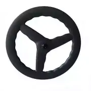 Road Bike Carbon 3 Spoke Wheel 28mm Width 70mm Depth Light Weight Disc/V Brake