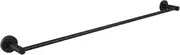 Decaura 600mm Single Towel Rail, Towel Rack Wall Mounted, Stainless Steel Hand Towel Holder for Bathroom and Kitchen, Drill-Free or Screw-in Installation (Matt Black)