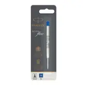 Parker Quink Ballpoint Pen Refill Medium Blue Blister Pack of 12 S0909580