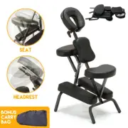 Aluminium Massage Chair Table Portable Chair Foldable Beauty Therapy Tattoo Waxi