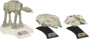Star Wars Die Cast Titanium series - Episode V SNOWSPEEDER,falcon, at-at, 3 pc