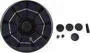 Solar Fountain Pump - High - Quality Solar Panel with Polymer, Water Spray During Daylight + Light Sensing Auto Shutoff for Garden Bird Bath Fish Tank Pond