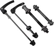 Kisangel Quick Release Bike Skewer Set Hollow Shaft Parts Front Rear Bike Hub Axle for