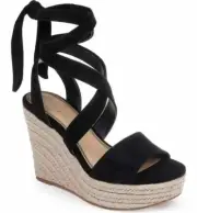 Splendid Womens Tessie Suede Wedge Ankle Strap Espadrilles Shoes Pick Color/Size